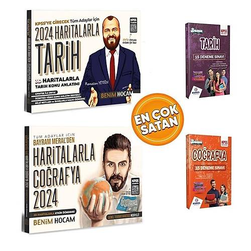 Benim Hocam 2024 Tüm Adaylar İçin Haritalarla Coğrafya Ve Tarih +Kurul ...