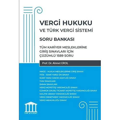 Adalet Yay�nevi Hmgs Vergi Hukuku ve T�rk Vergi Sistemi Soru Bankas� Ahmet Erol