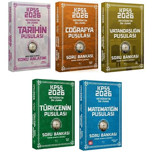CBA Yay�nlar� 2026 KPSS Lise Orta��retim �n Lisans Pusulas� Soru Bankas� 5 li Set CBA Yay�nlar�
