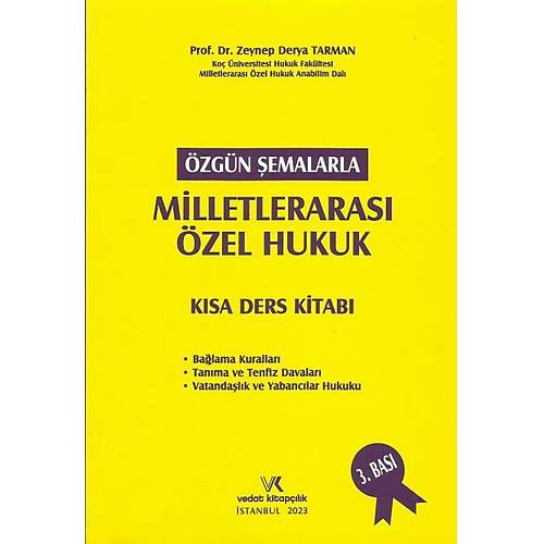 Vedat Kitaplk Milletleraras zel Hukuk El Kitab-Zeynep Derya Tarman