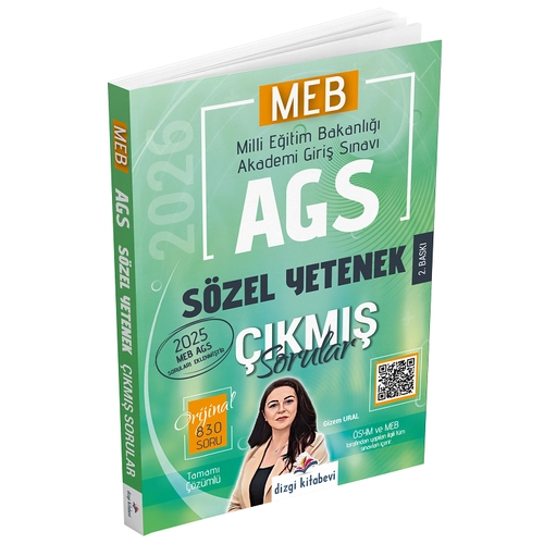 Dizgi Kitap 2026 MEB-AGS S�zel Yetenek ��km�� Sorular ��z�ml� - Gizem Ural Dizgi Kitap