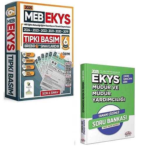 nformal Yaynlar 2025 MEB EKYS SYM Son 6 Yl km Soru (2024-2019)+Editr 2025 MEB EKYS Soru Bankas Seti(2Kitap)