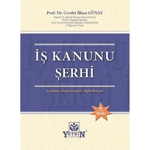 Yetkin Yaynlar  Kanunu erhi Cevdet lhan Gnay