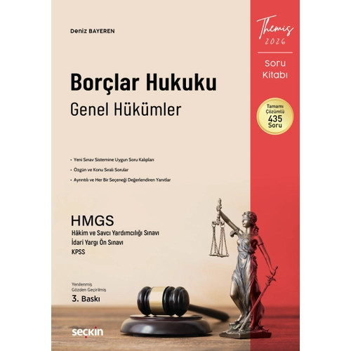 THEMIS � Bor�lar Hukuku Genel H�k�mler Soru Kitab� Deniz Bayeren 3. Bask�,� Ocak 2026