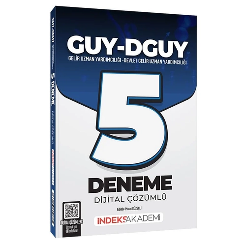 �ndeks Akademi 2026 GUY-DGUY Gelir Uzman Yard�mc�l��� 5 Deneme ��z�ml� - Murat G�zelli �ndeks Akademi Yay�nc�l�k