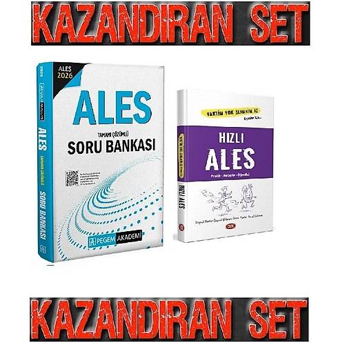 Pegem 2026 Ales Soru Bankas� &Data H�zl� Ales Vaktim Yok Diyenlere Pratik-anla��l�r-��retici