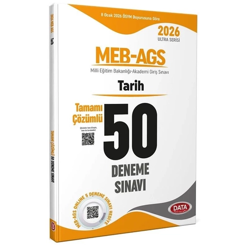 Data 2026 MEB-AGS Tarih 50 Deneme ��z�ml� Ultra Serisi Data Yay�nlar�