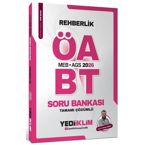 Yediiklim 2026 ABT MEB-AGS Rehberlik Soru Bankas zml - Hasan Sanl Yediiklim Yaynlar