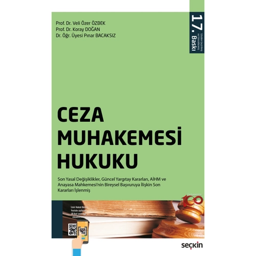 Sekin Yaynevi Ceza Muhakemesi Hukuku (Veli zer zbek,lker Tepe, Koray Doan, Pnar Bacaksz)