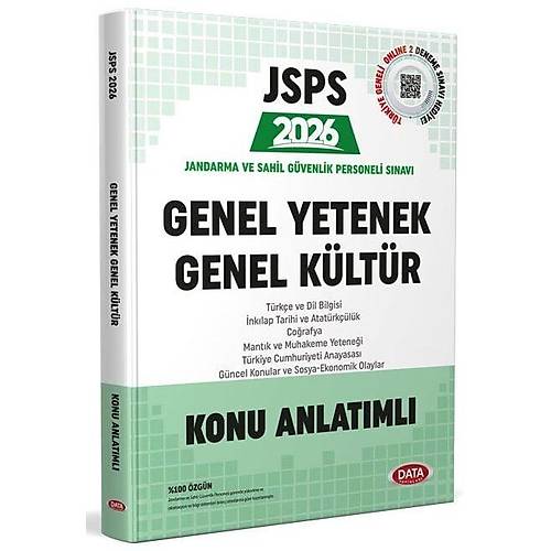 Data 2026 JSPS Jandarma ve Sahil G�venlik Genel Yetenek Genel K�lt�r Konu Anlat�ml� Data Yay�nlar�