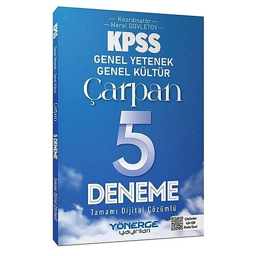 Y�nerge 2026 KPSS Genel Yetenek Genel K�lt�r �arpan 5 Deneme ��z�ml� Y�nerge Yay�nlar�