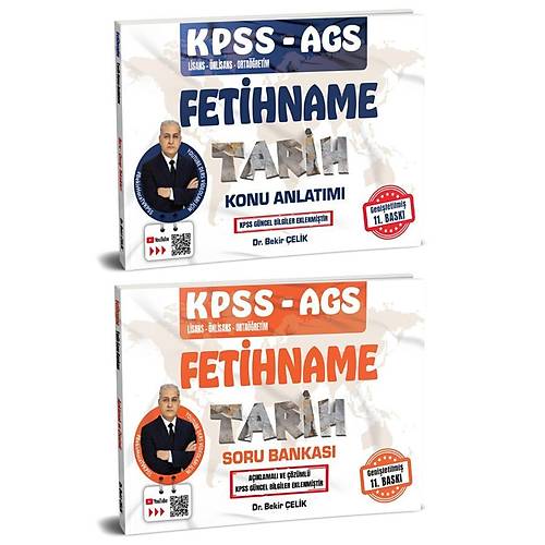 KPSS AGS FET�HNAME Tarih Konu Anlat�m� Soru Bankas� Seti Bekir �elik