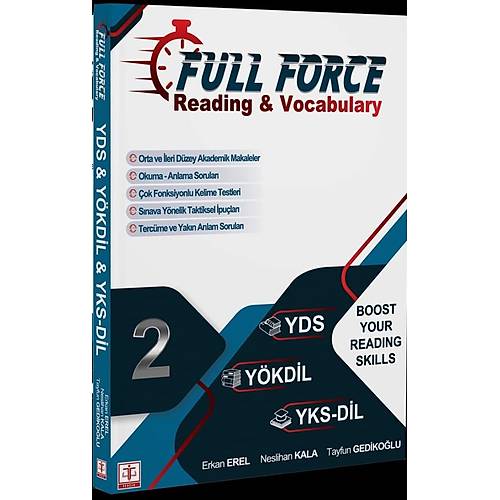 Full Force Reading&Vocabulary 2 YDS-Y�KD�L-YKS-D�L (Erkan Erel-Neslihan Kala-Tayfun Gediko�lu)
