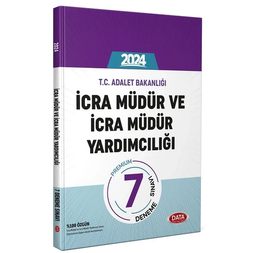 Data 2024 �cra M�d�r ve Yard�mc�l��� Premium 7 Deneme S�nav� Data Yay�nlar�