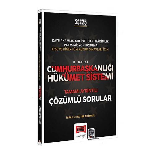 Yarg Yaynlar 2025 Cumhurbakanl Hkmet Sistemi zml Sorular
