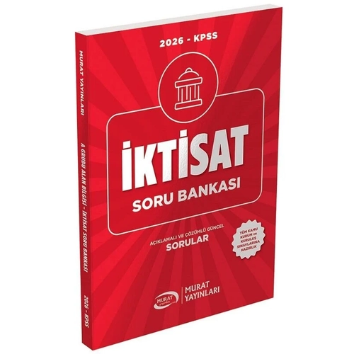 Murat 2026 KPSS A Grubu �ktisat Soru Bankas� ��z�ml� Murat Yay�nlar�