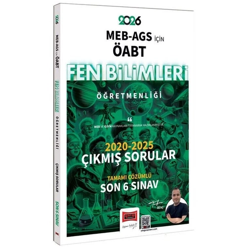 Yarg� 2026 �ABT MEB-AGS Fen Bilimleri ��retmenli�i ��km�� Sorular Son 6 S�nav ��z�ml� - Tufan Gen� Yarg� Yay�nlar�