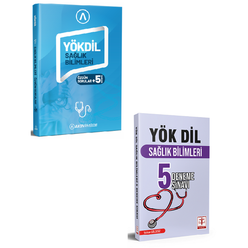 Ak�n Dil-Y�KD�L Sa�l�k Soru Bankas� ve 5 Deneme-Tercih Yay�nlar� Y�KD�L Sa�l�k 5 Deneme (2Kitap)