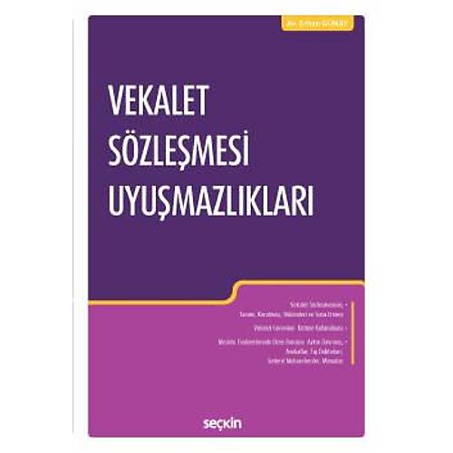 Sekin Yaynevi Vekalet Szlemesi Uyumazlklar (Erhan Gnay)
