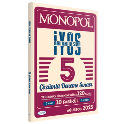 Monopol �Y�S 5 Deneme ��z�ml� Monopol Yay�nlar�