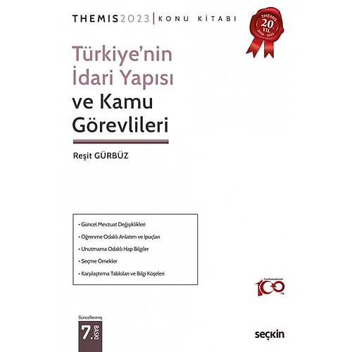 THEMIS 2023 Türkiye'nin İdari Yapısı ve Kamu Görevlileri Konu Kitabı