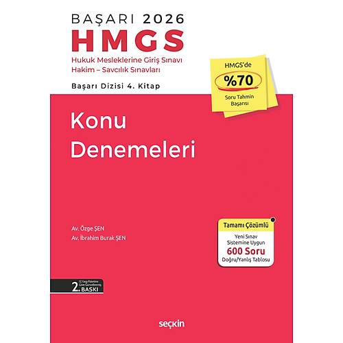 Se�kin BA�ARI HMGS Konu Denemeleri �zge �en,�brahim Burak �en