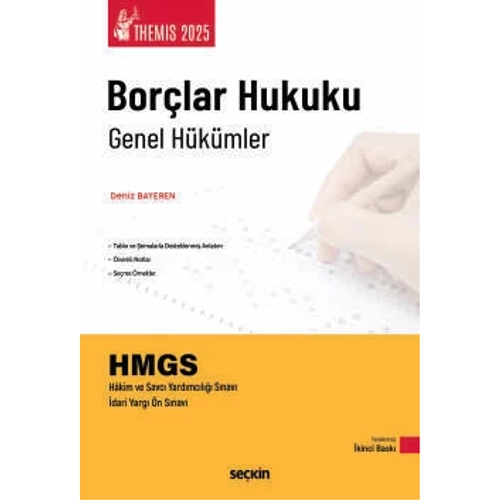 THEMIS 2025 Borlar Hukuku Genel Hkmler Konu Anlatml &Soru Bankas Seti(2Kitap)  Deniz Bayeren