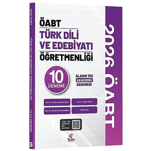 Tekrar Akademi 2026 �ABT MEB-AGS T�rk Dili ve Edebiyat� ��retmenli�i 10 Deneme ��z�ml� Tekrar Akademi Yay�nlar�