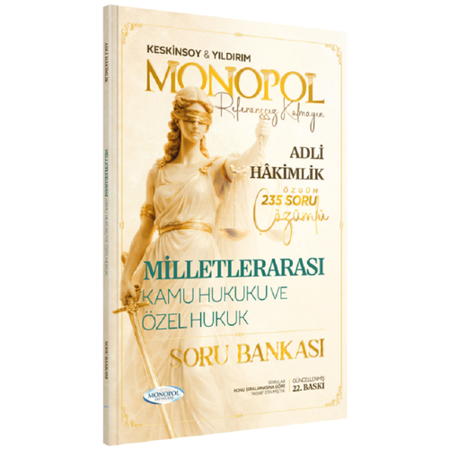 Monopol Yay�nlar� 2026 Adli Hakimlik Milletleraras� Kamu Hukuku ve �zel Hukuk Soru Bankas� ��z�ml� �mer Keskinsoy