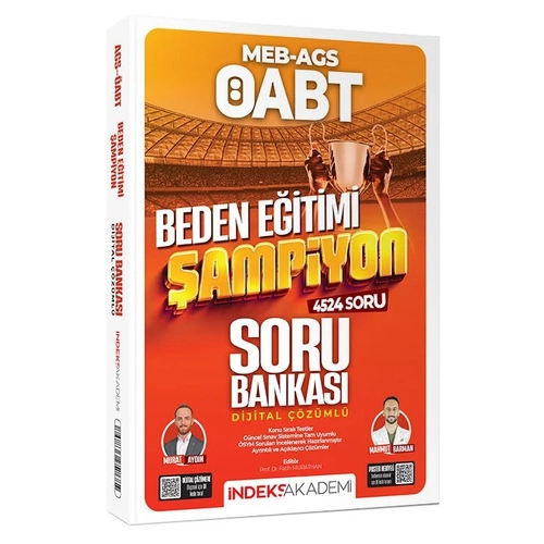 �ndeks Akademi 2026 �ABT MEB-AGS Beden E�itimi �ampiyon Soru Bankas� ��z�ml� - Murat Ayd�n �ndeks Akademi Yay�nc�l�k