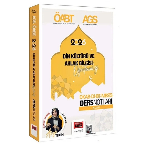 Yarg� 2026 �ABT MEB-AGS DKAB DHBT MBSTS Din K�lt�r� ve Ahlak Bilgisi Alan Ders Notlar� - Asya Tekin Yarg� Yay�nlar�