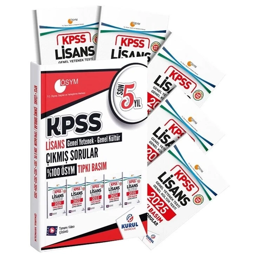 Kurul 2026 KPSS Genel Yetenek Genel K�lt�r ��km�� Sorular T�pk� Bas�m Son 5 Y�l ��z�ml� Kurul Yay�nc�l�k