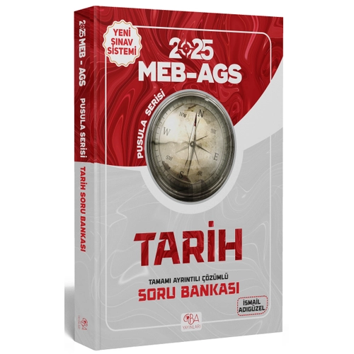 CBA Yaynlar 2025 MEB-AGS Tarihin Pusulas Soru Bankas zml - smail Adgzel
