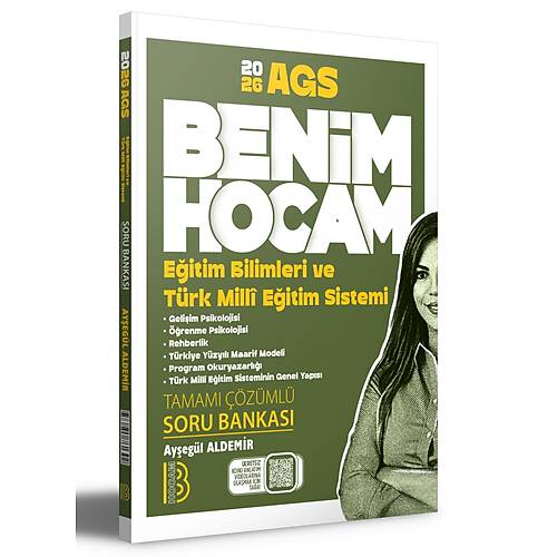 2026 E�itim Bilimleri ve T�rk Milli E�itim Sistemi Tamam� ��z�ml� Soru Bankas� AY�EG�L HOCA Benim Hocam Yay�nlar�