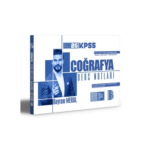 Benim Hocam Yay�nlar 2026 KPSS Co�rafya Ders Notlar� Benim Hocam Yay�nlar� (Bayram Meral)
