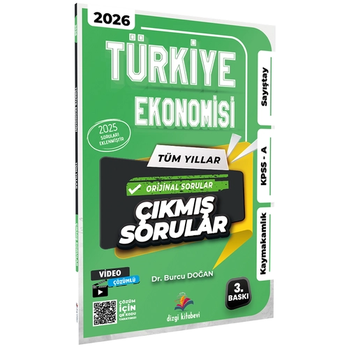Dizgi Kitap 2026 Kaymakaml�k KPSS A Grubu Say��tay T�rkiye Ekonomisi ��km�� Sorular - Burcu Do�an Dizgi Kitap