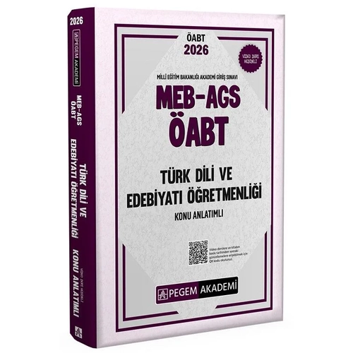 Pegem 2026 �ABT MEB-AGS T�rk Dili ve Edebiyat� ��retmenli�i Konu Anlat�ml� Pegem Akademi Yay�nlar�
