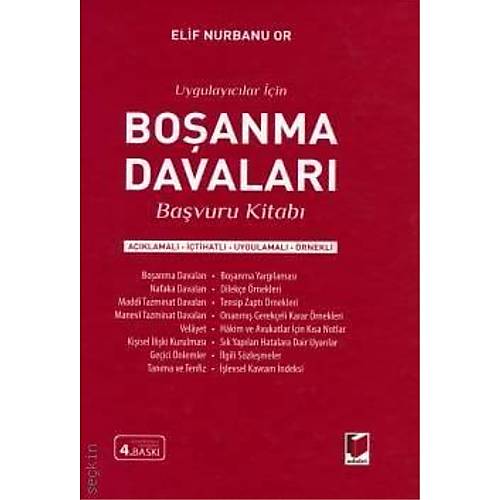 Adalet Yaynlar Boanma Davalar Bavuru Kitab /Elif Nurbanu Or