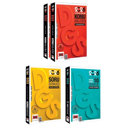 Yarg� 2026 DGS Konu Anlat�m� + Soru Bankas� + 10 Deneme 3 l� Set Yarg� Yay�nlar�