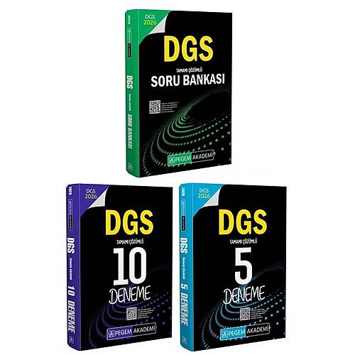 Pegem 2026 DGS Soru Bankas� + 10+5 Deneme 3 l� Set Pegem Akademi Yay�nlar�