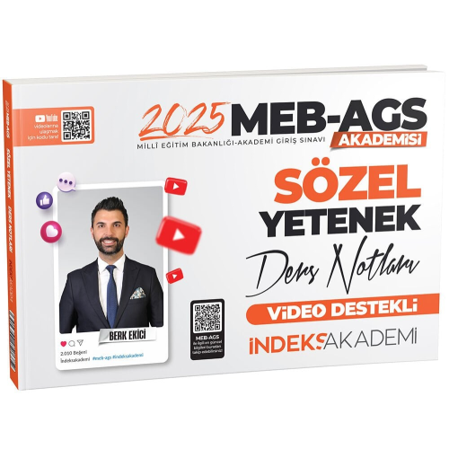 ndeks Akademi 2025 MEB AGS Szel Yetenek Video Ders Notlar-Berk Ekici