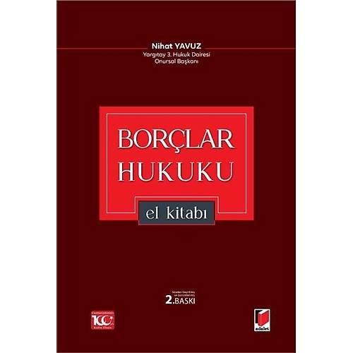 Adalet Yaynevi Borlar Hukuku El Kitab (Nihat Yavuz)