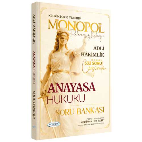 Monopol Yay�nlar� 2026 Adli Hakimlik Anayasa Hukuku Soru Bankas� ��z�ml� �mer Keskinsoy