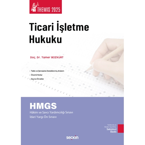 THEMIS 2025  Ticari letme Hukuku  Konu Kitab Ticaret Hukuku Cilt: I -Tamer Bozkurt