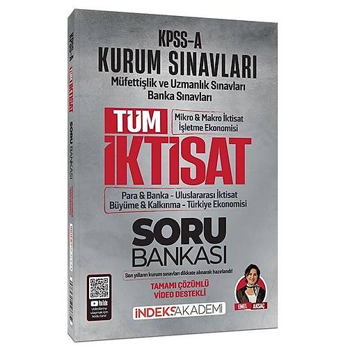 �ndeks Akademi 2026 KPSS A Grubu T�M �ktisat Soru Bankas� ��z�ml� - Emel Aksa� �ndeks Akademi Yay�nc�l�k