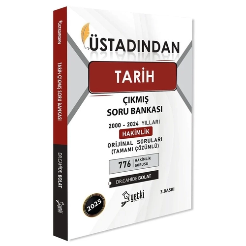 Yetki 2025 Hakimlik Tarih �stad�ndan ��km�� Soru Bankas� ��z�ml� - Cahide Bolat