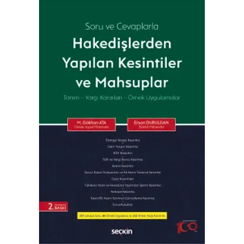 Sekin Yaynevi Soru ve Cevaplarla Hakedilerden Yaplan Kesintiler ve Mahsuplar