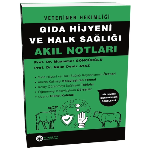 Veteriner Hekimli�i G�da Hijyeni ve Halk Sa�l��� Ak�l Notlar� (Muammer G�nc�o�lu, Naim Deniz Ayaz)