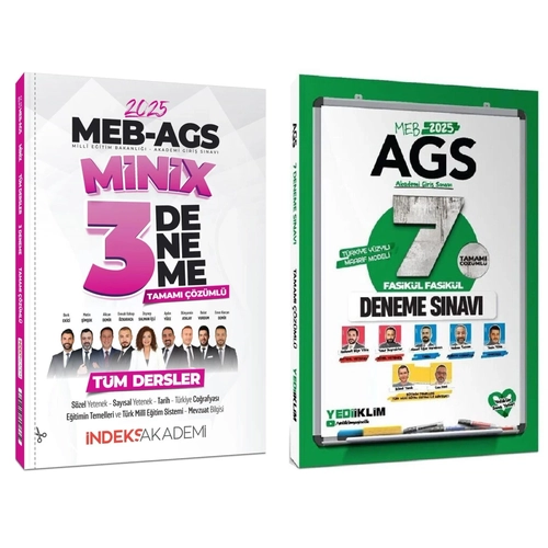 Yediiklim + ndeks 2025 MEB-AGS 7+3 Deneme 2 li Set