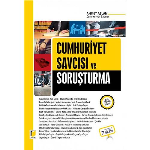 Adalet Yayınları Cumhuriyet Savcısı ve Soruşturma (Ahmet Aslan)